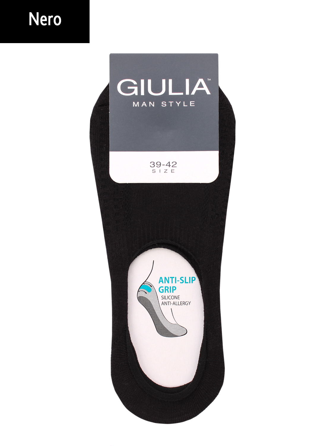 Herrenfusslinge mit Frotteeeinsatzen MF1 TERRY CLASSIC [MFC/TeSk-cl] (FOOTIES-MFT 01) (nero)