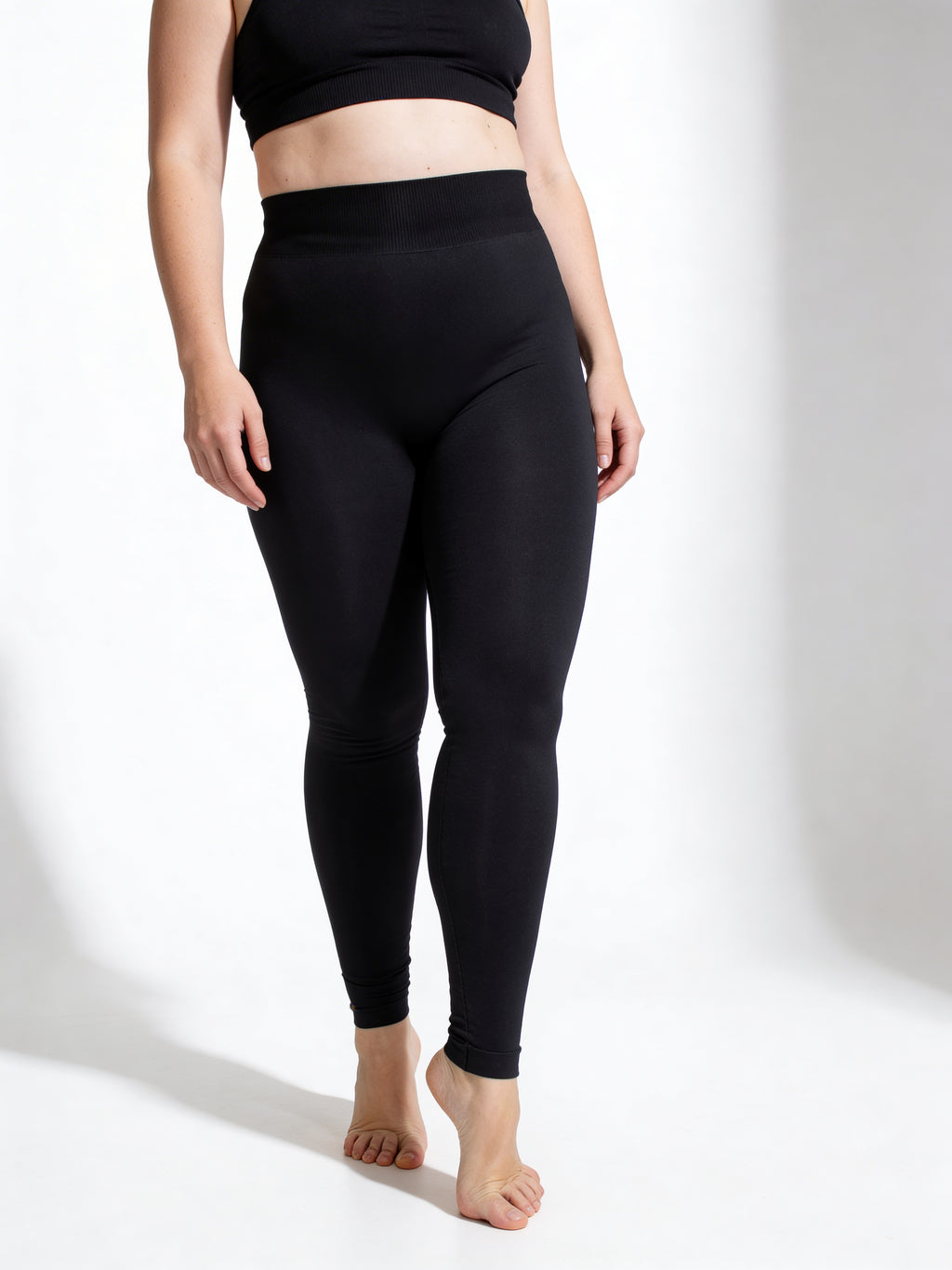 Nahtlose Plus-Size-Leggings POSITIVE LEGGINGS (black)