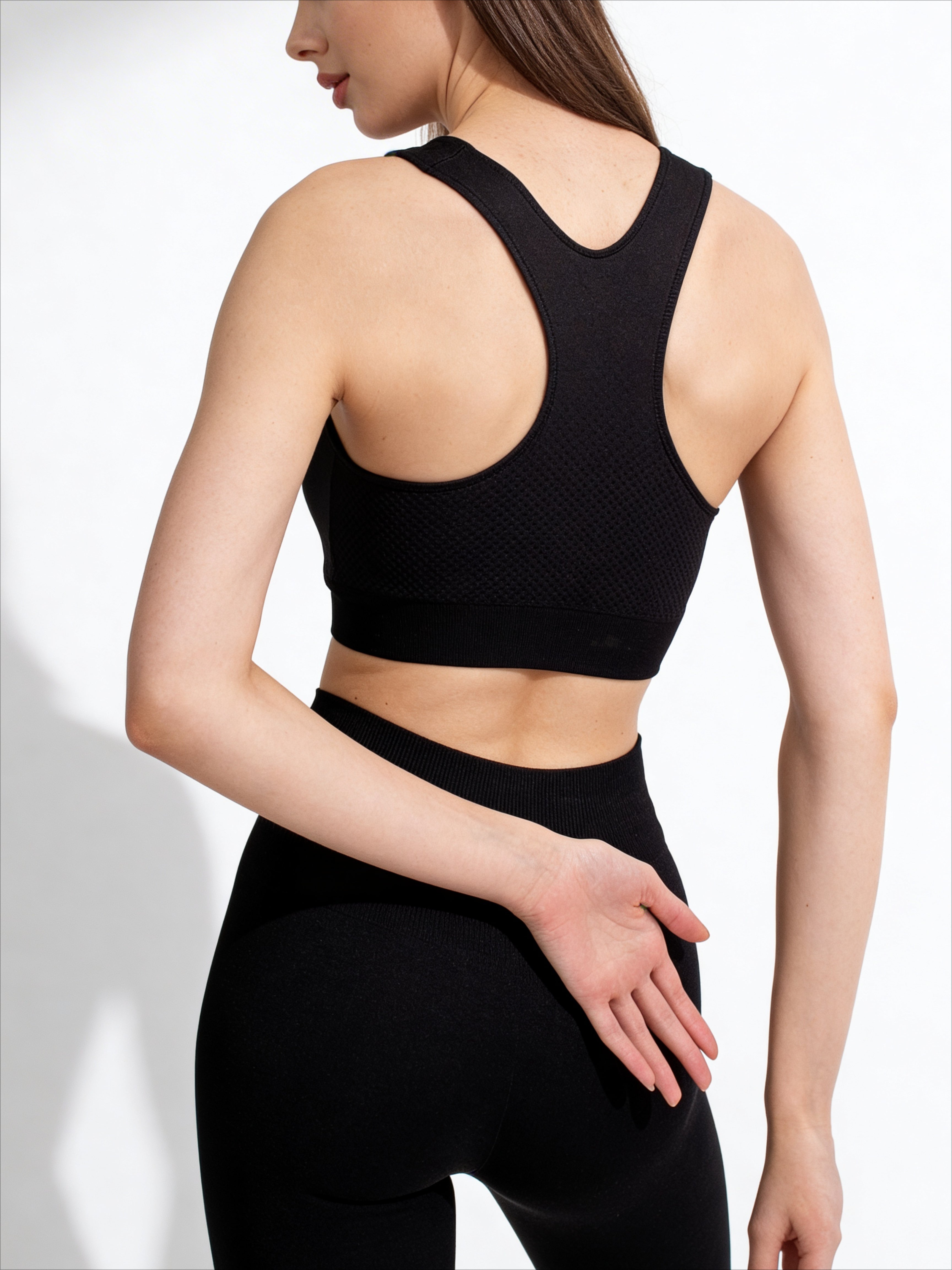 Sport-Oberteil aus Mircofaser TOP ENERGY (black)