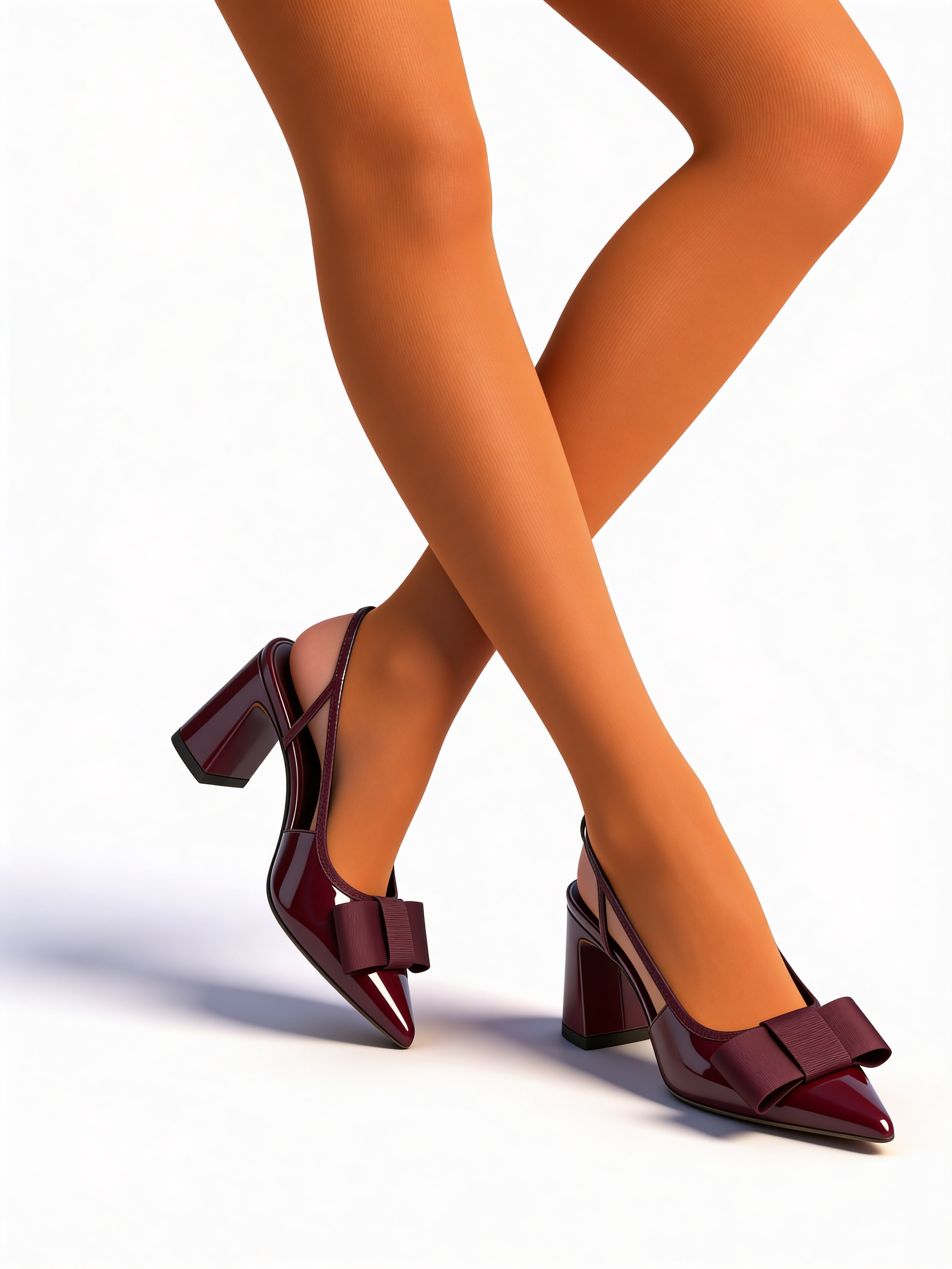 Matte Strumpfhose aus Mikrofaser SAMBA 40 (spice)