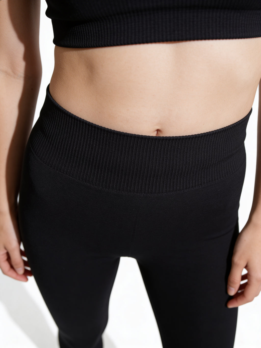 Nahtlose Plus-Size-Leggings POSITIVE LEGGINGS (black)