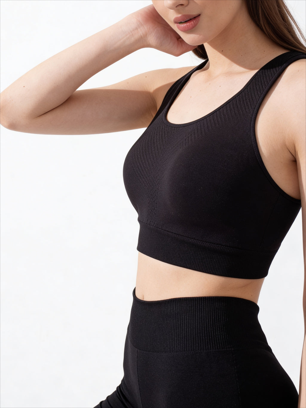 Sport-Oberteil aus Mircofaser TOP ENERGY (black)
