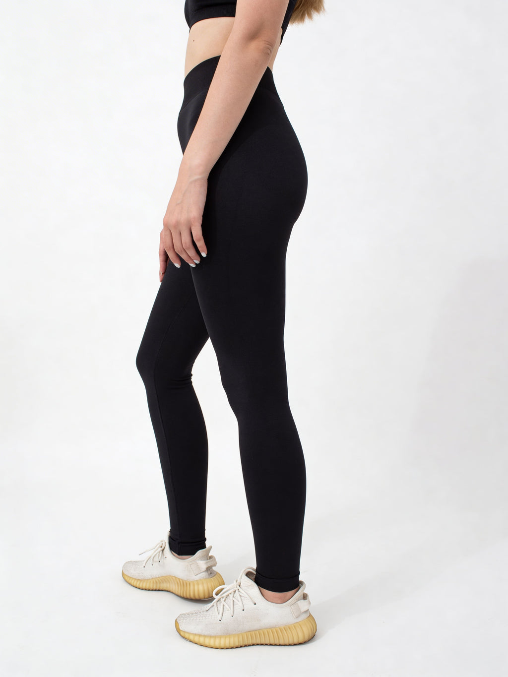 Nahtlose Leggings aus Mikrofaser LEGGINGS 02 (nero)