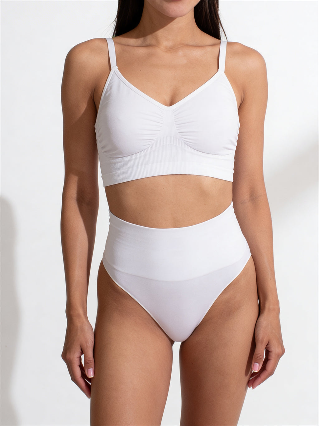 Nahtlose Brasiliana-Slips mit leicht formendem Effekt BRASILIAN SHAPEWEAR (white)