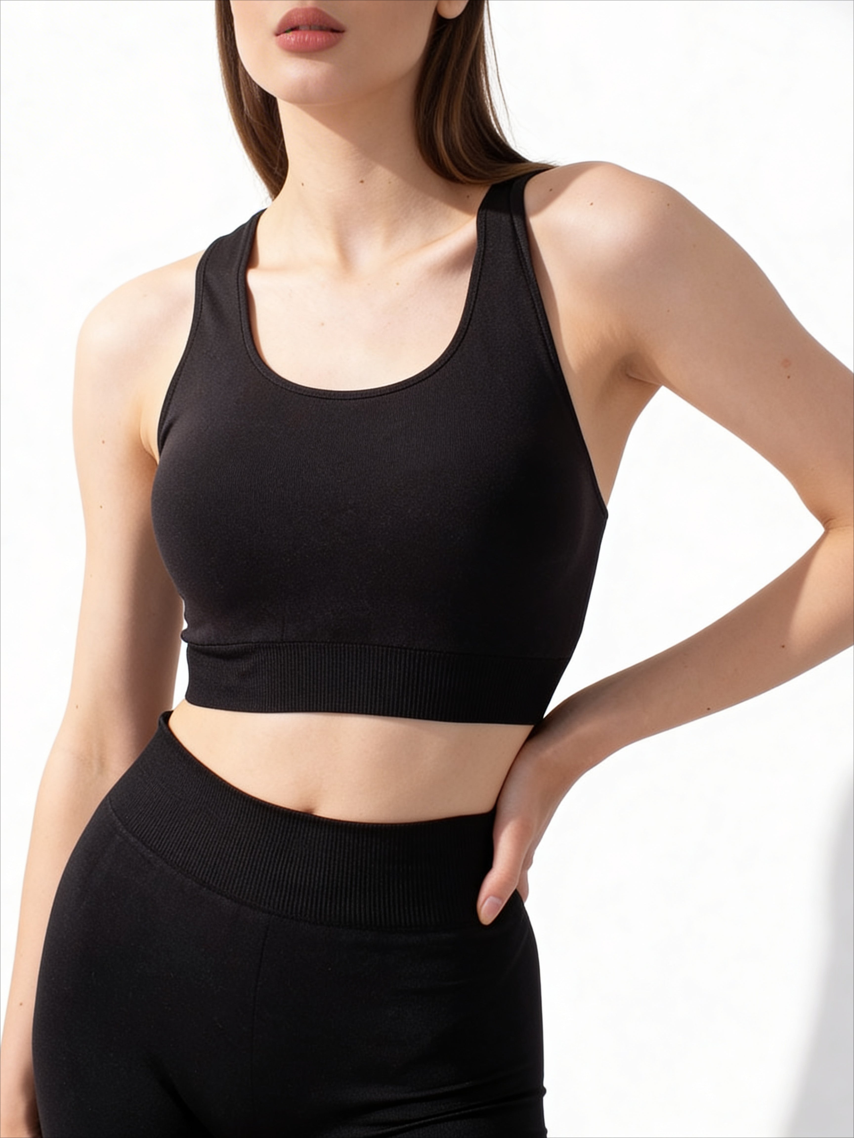 Sport-Oberteil aus Mircofaser TOP ENERGY (black)
