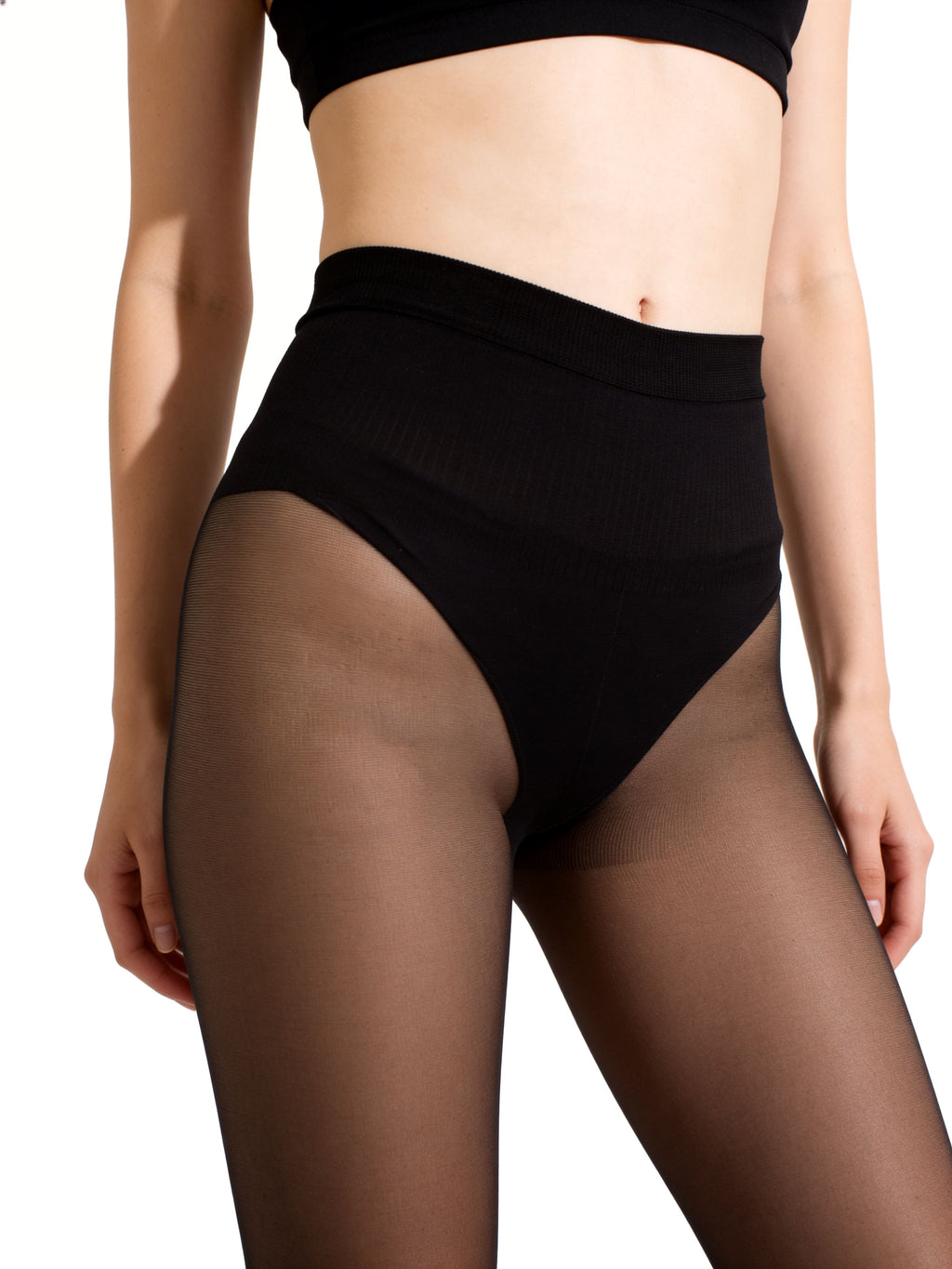 Damenstrumpfhose mit formendem Bund TALIA MODELLING 40 (nero)