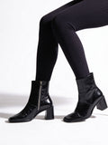 Warme Strumpfhose mit Muster SHELL (1) (pirate black)