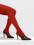 Matte Strumpfhose aus Mikrofaser SAMBA 40 (aurora red)