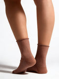 Gerippte Damensocken WS3 FASHION 060 (mocha mousse)