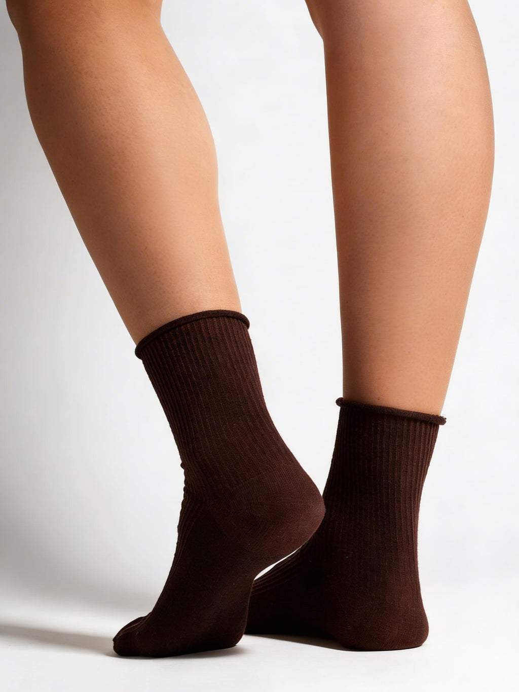 Gerippte Damensocken WS3 FASHION 060 (chocolate)