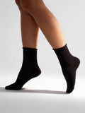 Gerippte Damensocken WS3 FASHION 060 (black)
