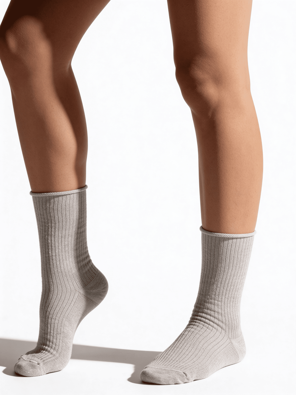 Gerippte Socken WS4 RIB MELANGE (silver melange)