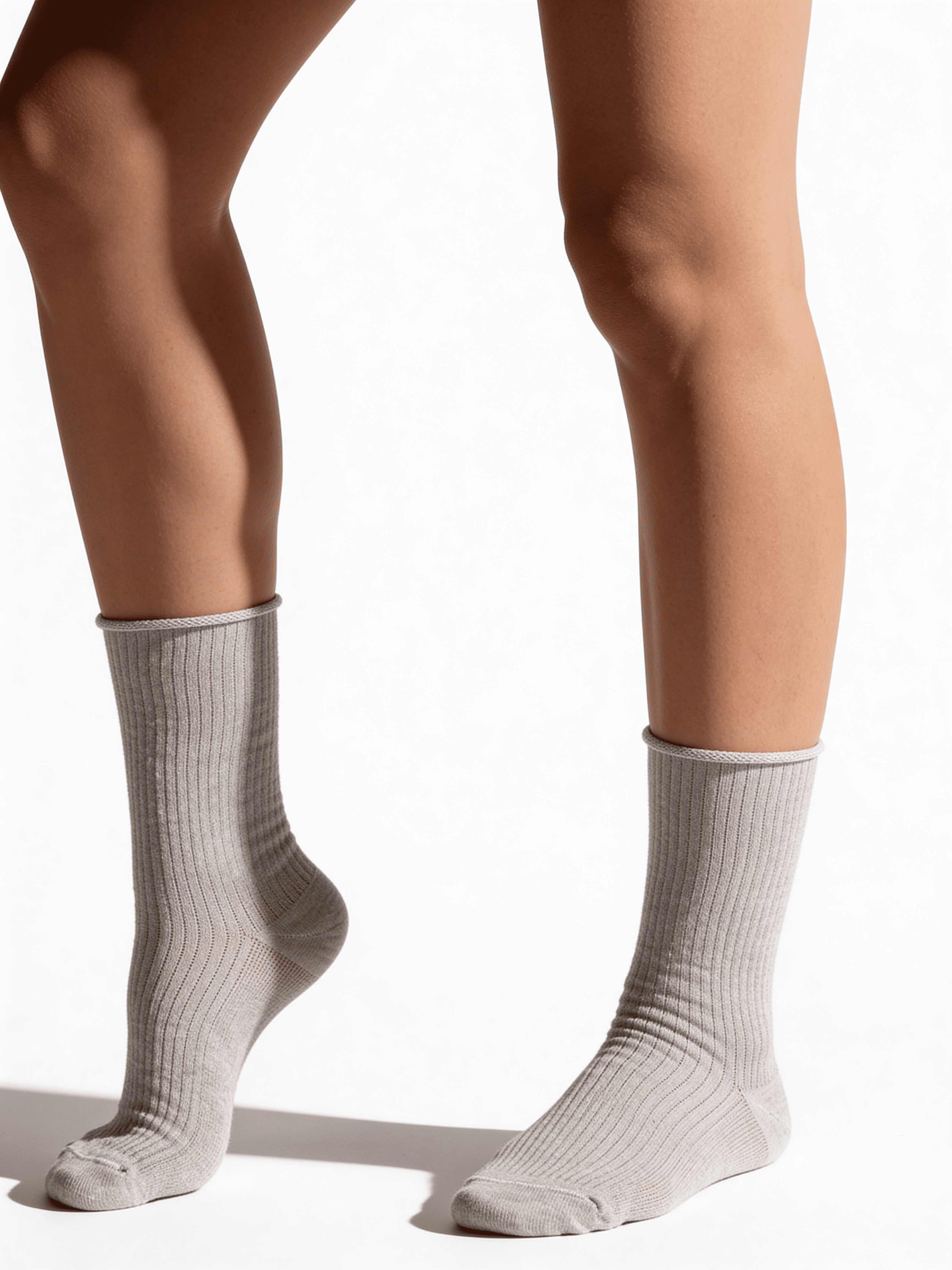 Gerippte Socken WS4 RIB MELANGE (silver melange)