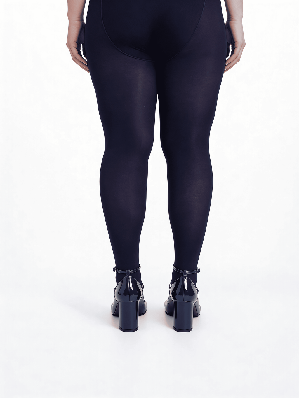 Klassische Plus-Size-Strumpfhosen POSITIVE MICRO 70 (deep navy)