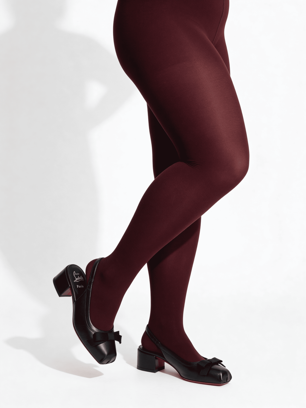Klassische Plus-Size-Strumpfhosen POSITIVE MICRO 70 (marsala)