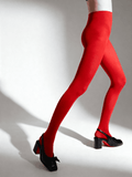 Warme Mikrofaser-Strumpfhosen BLUES 3D 70 (aurora red)