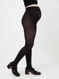 Baumwollstrumpfhosen für Schwangere MAMA COTTON 200 (nero)