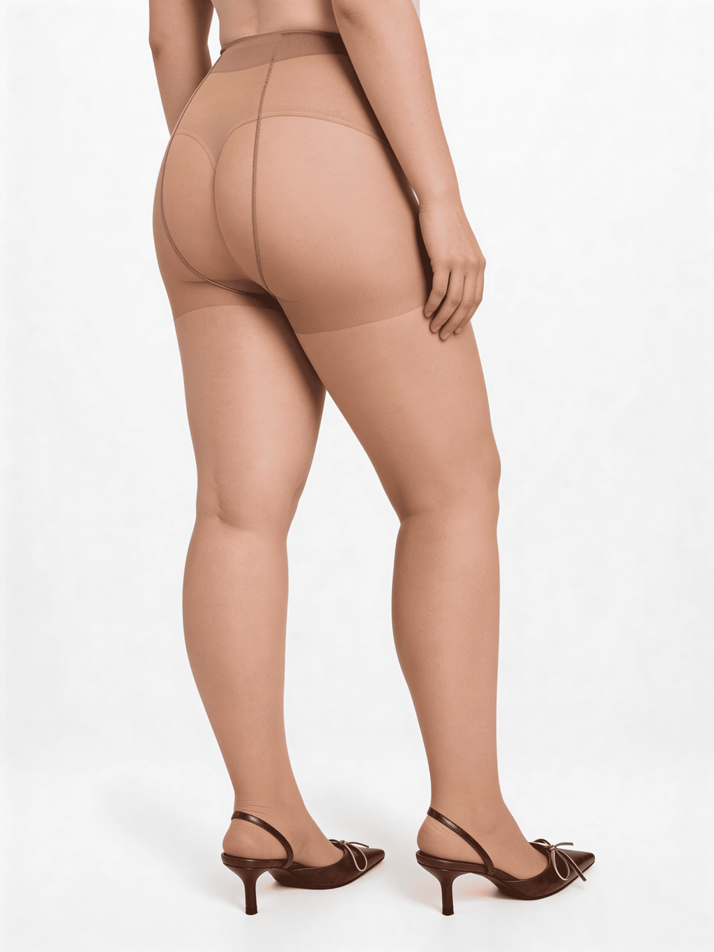 Klassische Plus-Size-Strumpfhosen MOLLY 20 (caramel)