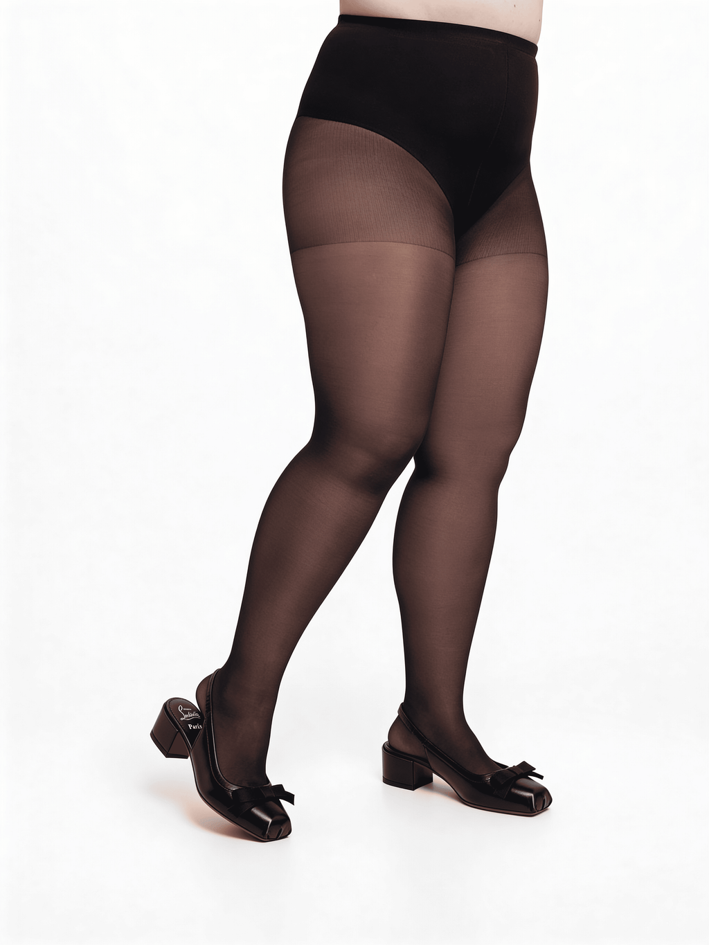 Strumpfhose Curvy POSITIVE LOOK 40 (nero)