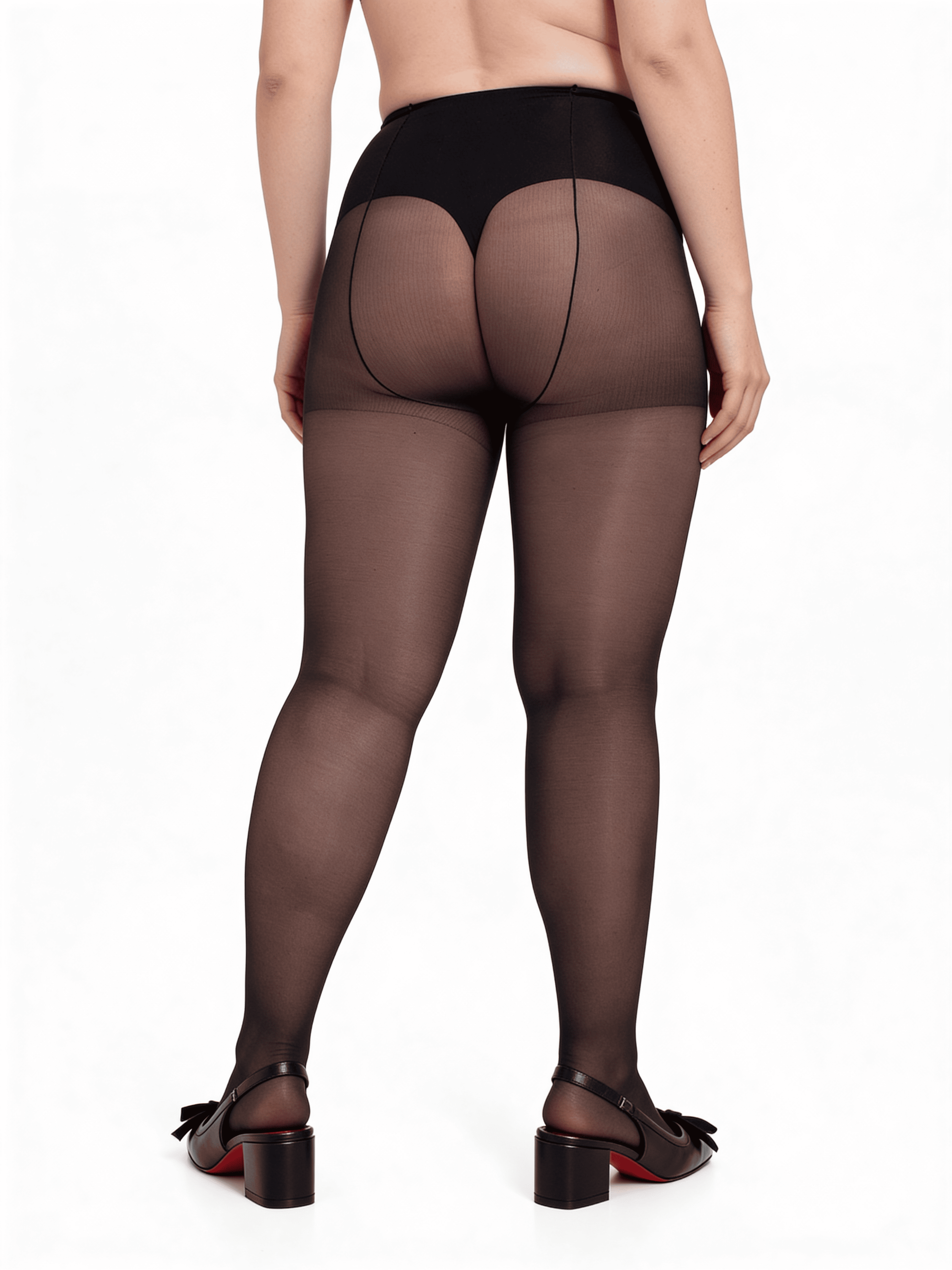 Strumpfhose Curvy POSITIVE LOOK 40 (nero)