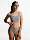 String-Slip mit strukturiertem Zopfmuster STRING BRIEFS BRAID (griffin)