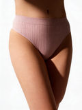 String-Slip mit strukturiertem Zopfmuster STRING BRIEFS BRAID (burnished lilac)