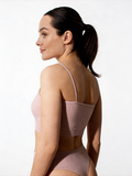 Nahtloses Top mit strukturiertem Zopfmuster CAMI TOP BRAID (burnished lilac)