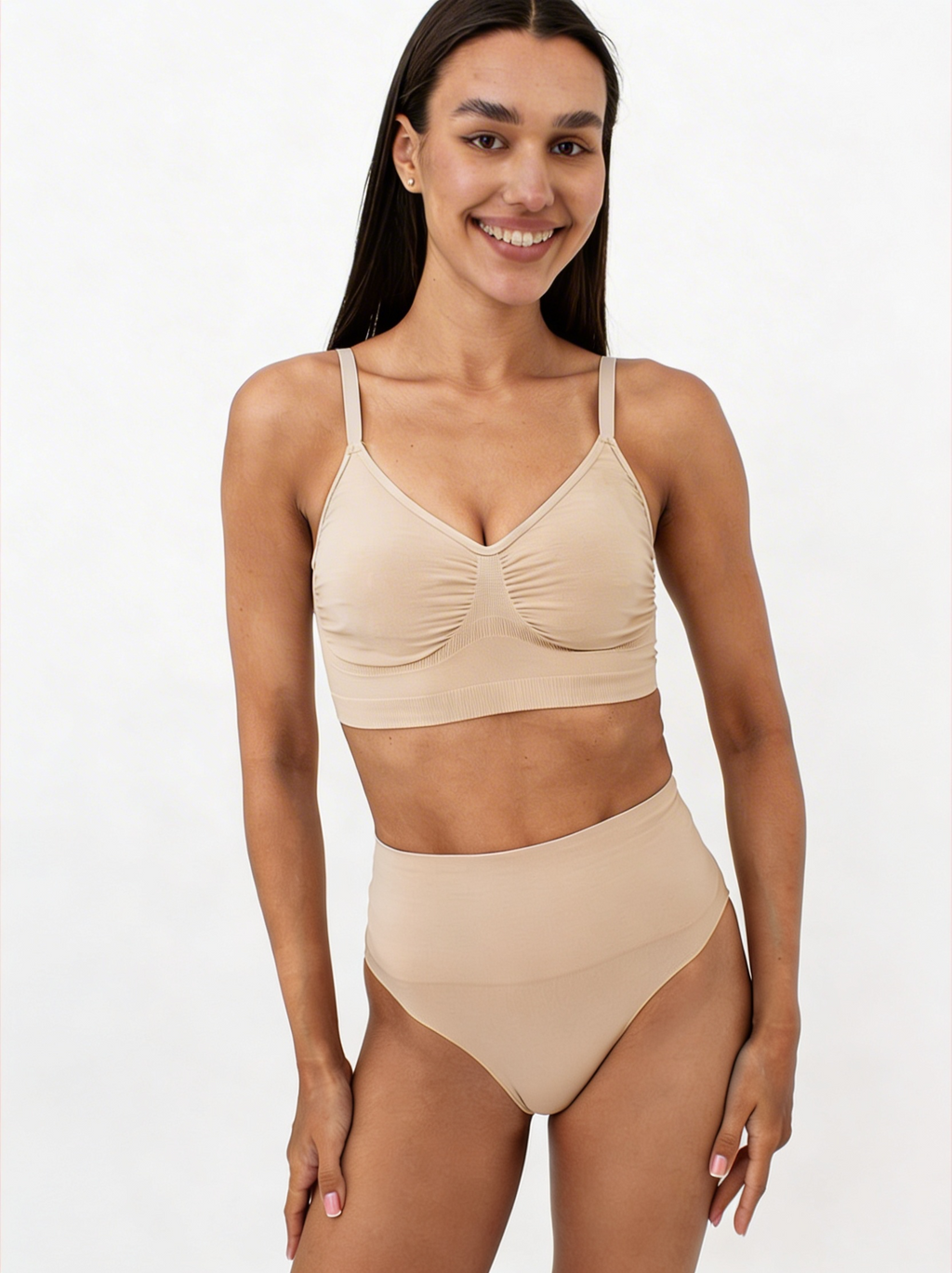 Nahtloser formender SLIP MODELLING (beige)