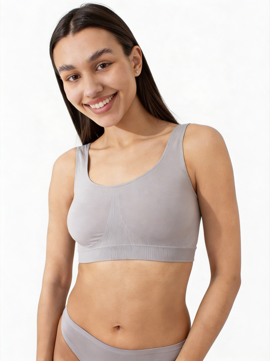 Nahtloses Top mit breiten Tragern TANK TOP (griffin)