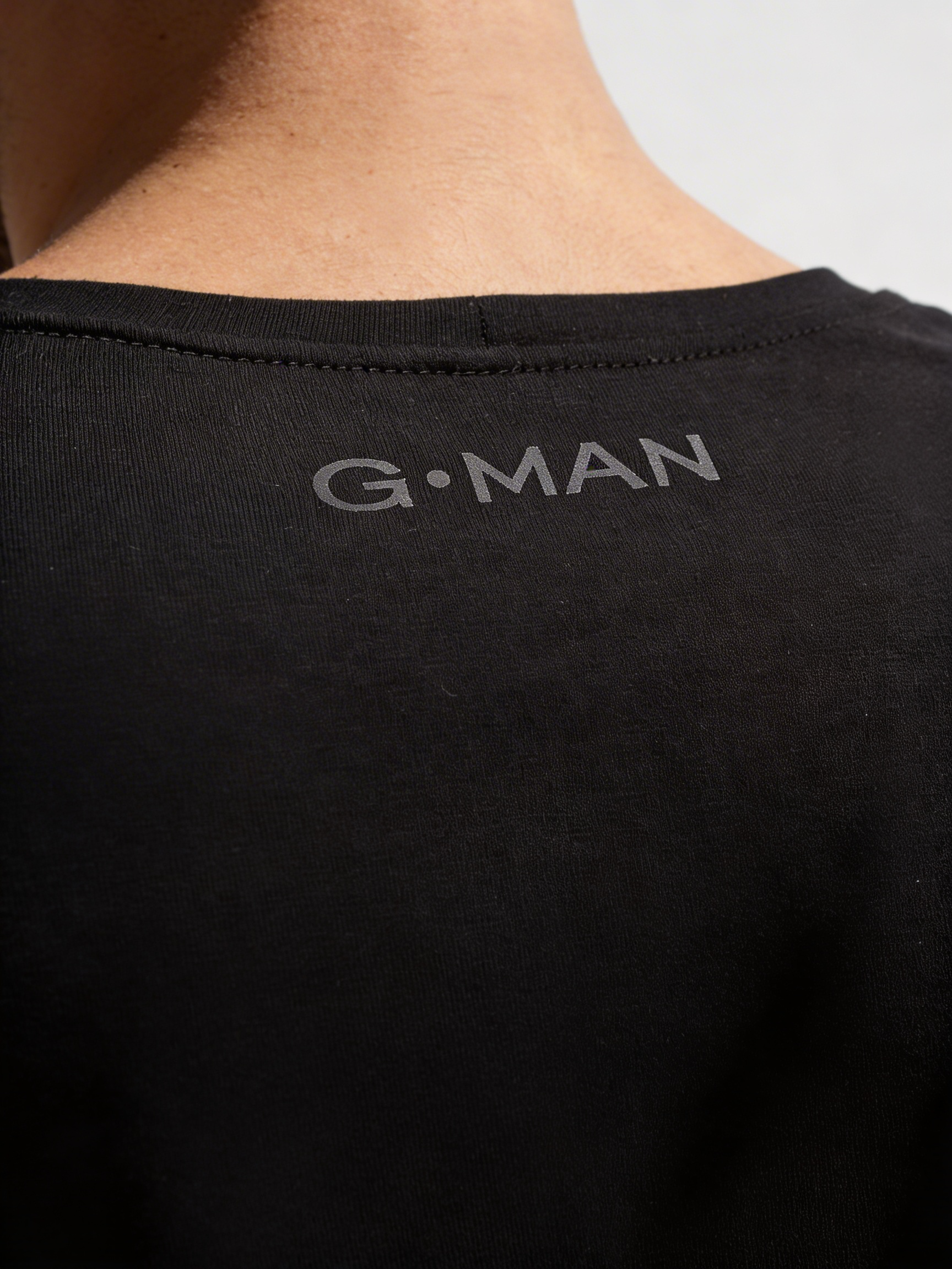 Baumwolle-T-Shirt G-MAN 4601/010 (black)