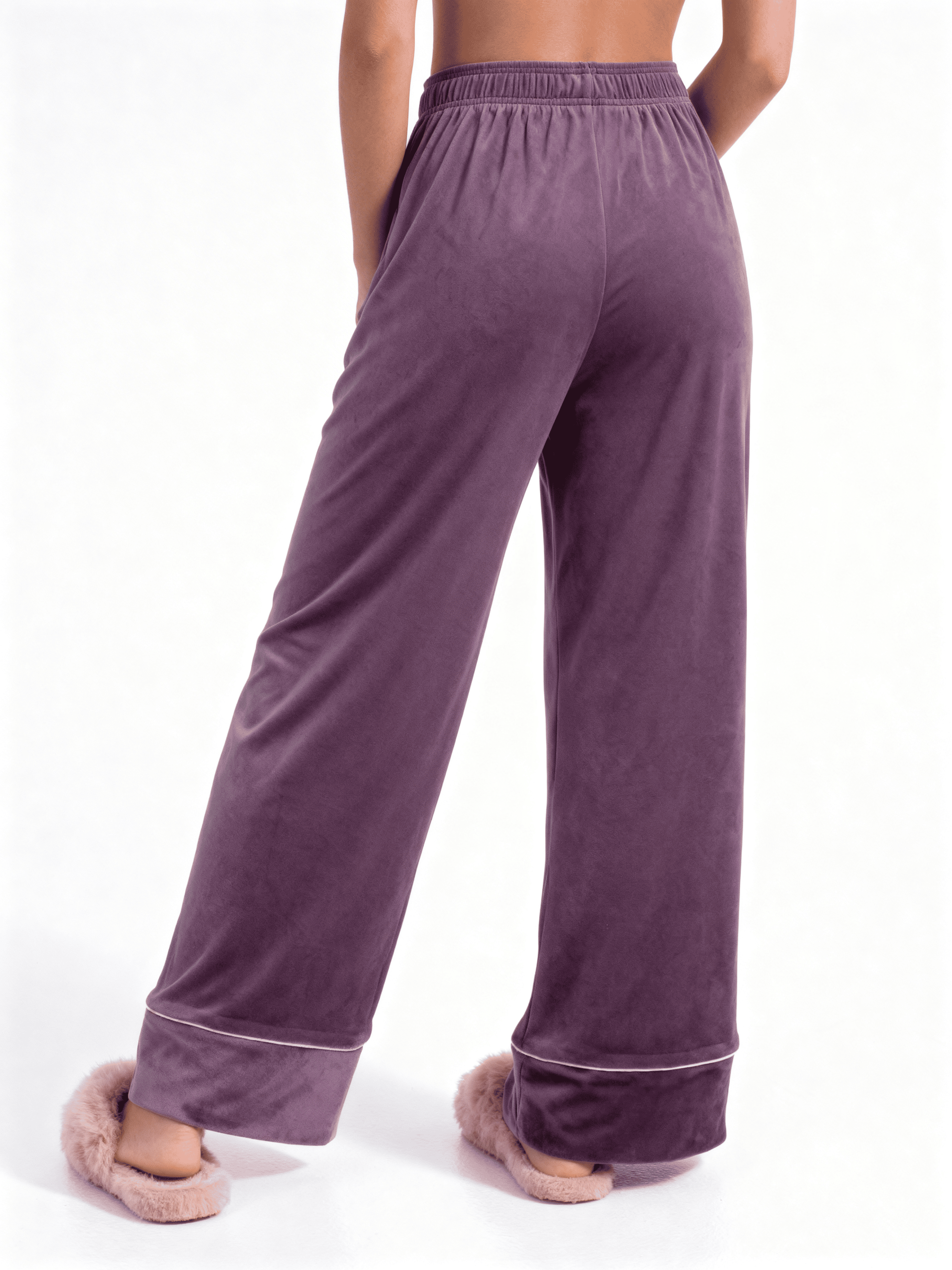 Velour-Set zum Wickeln SOFT WINTER 5606/080 (lavender purple)