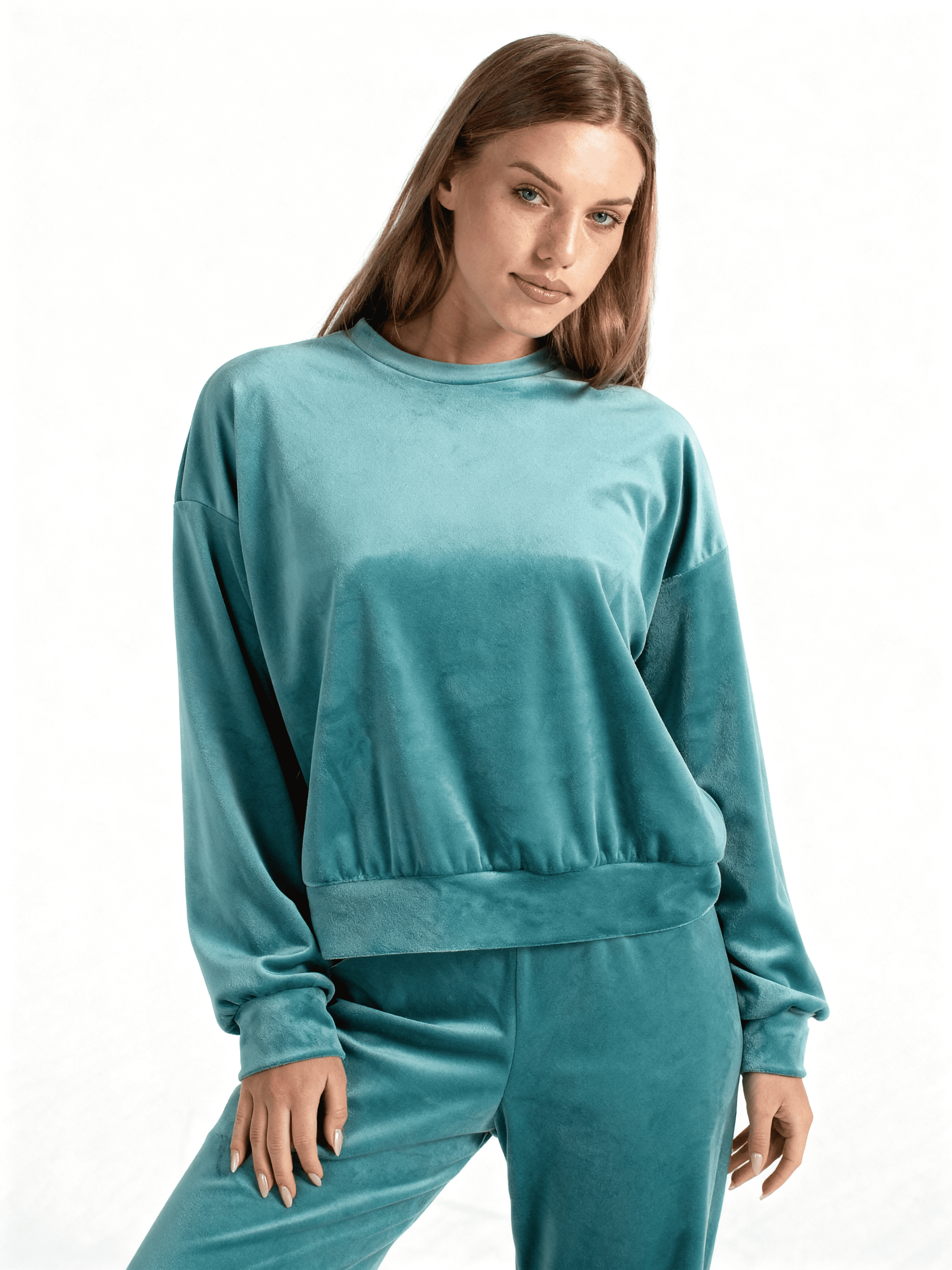 Velour-Set SOFT WINTER 5815/080 (jade green)
