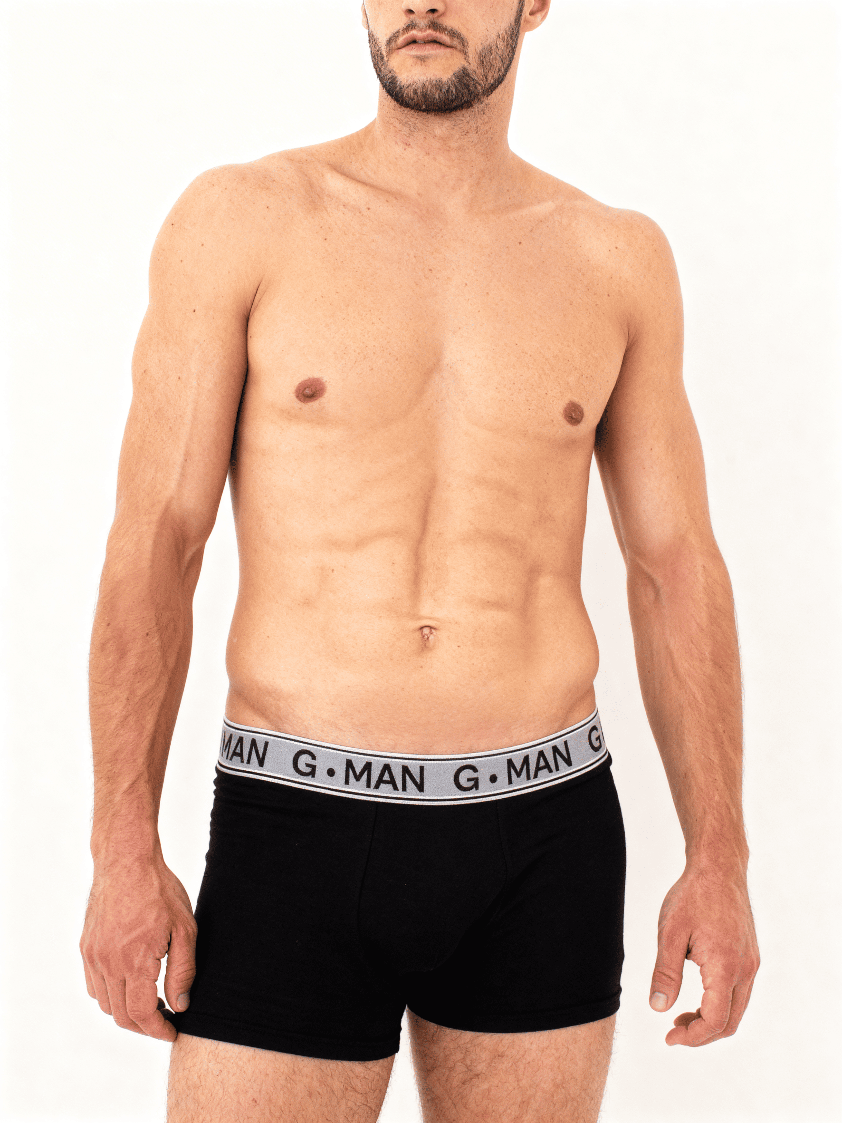 Boxershorts aus Baumwolle G-MAN 20401/60 (black)