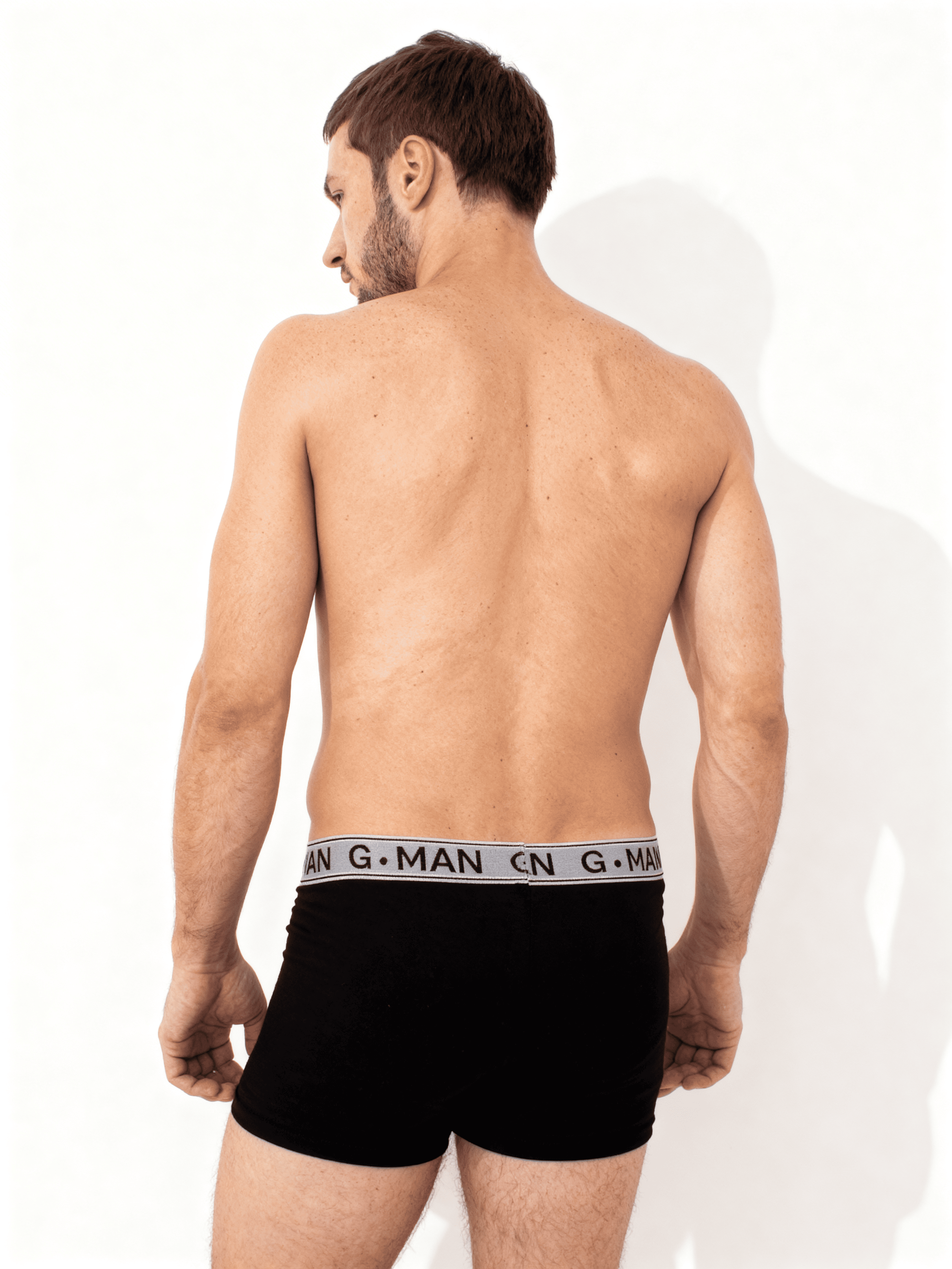Boxershorts aus Baumwolle G-MAN 20401/60 (black)