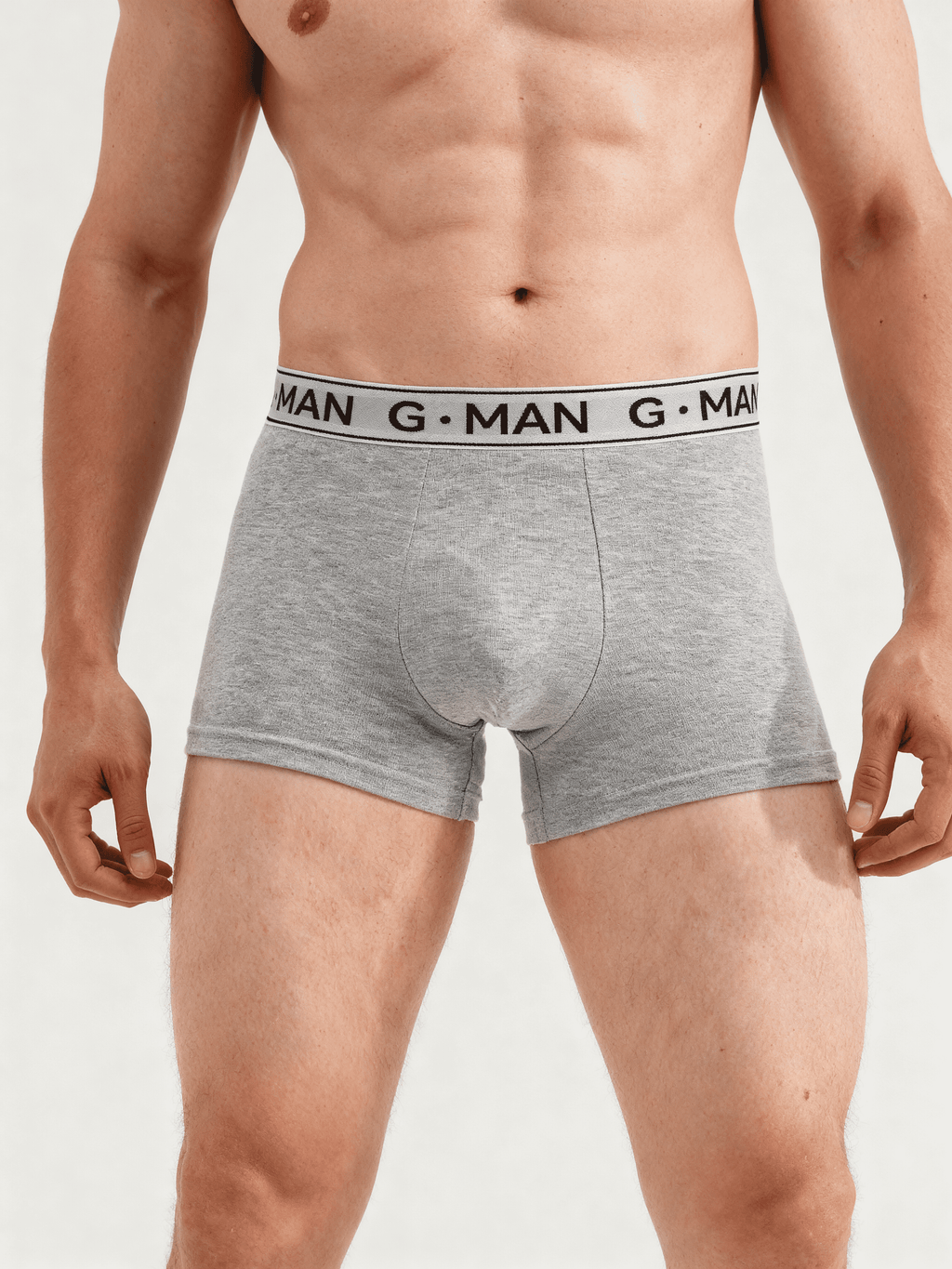 Boxershorts aus Baumwolle G-MAN 20401/60 (grey melange)