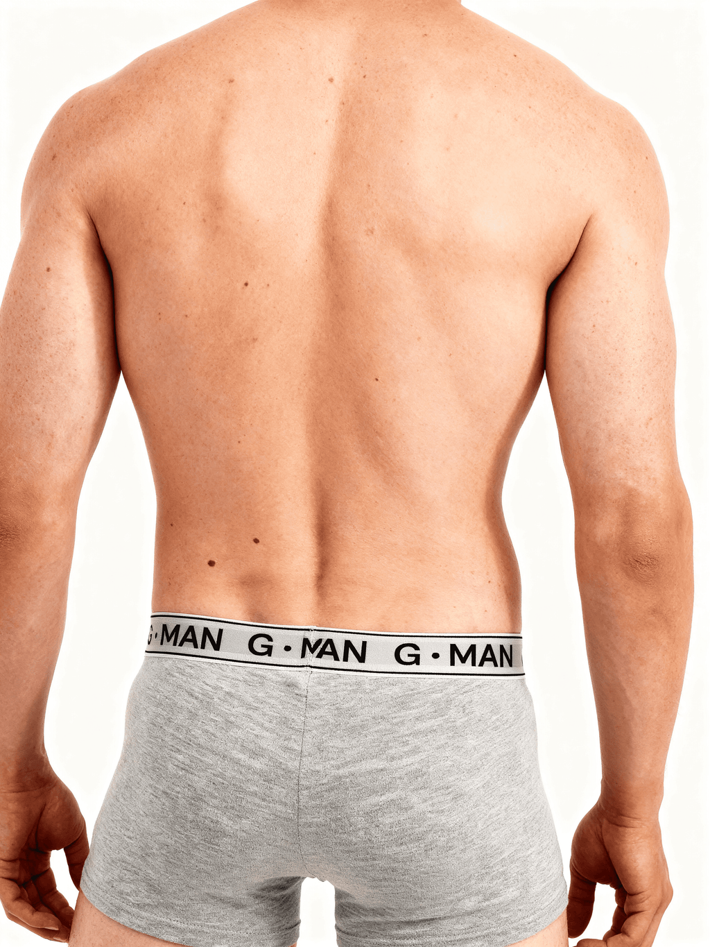 Boxershorts aus Baumwolle G-MAN 20401/60 (grey melange)