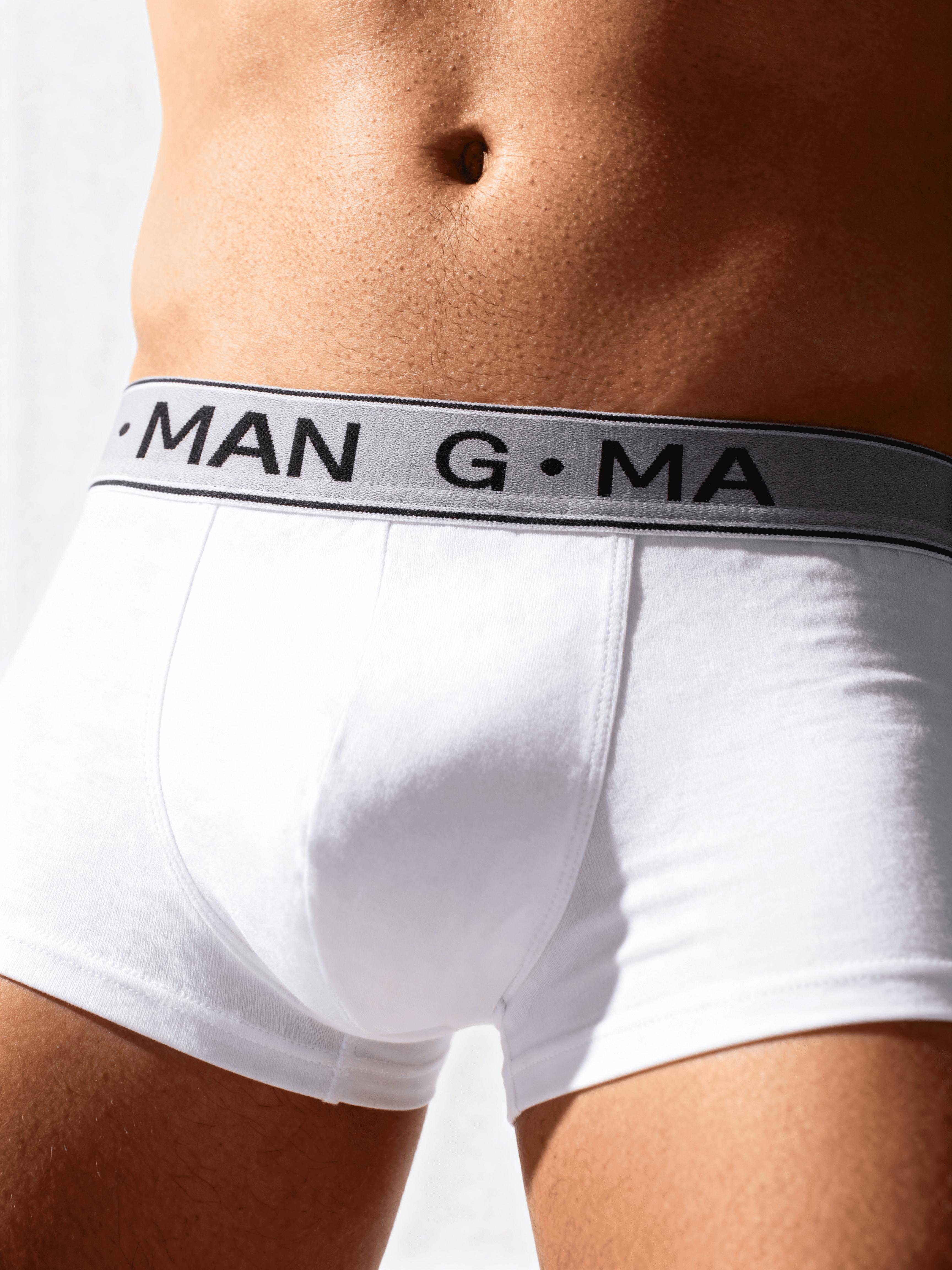 Boxershorts aus Baumwolle G-MAN 20401/60 (white)