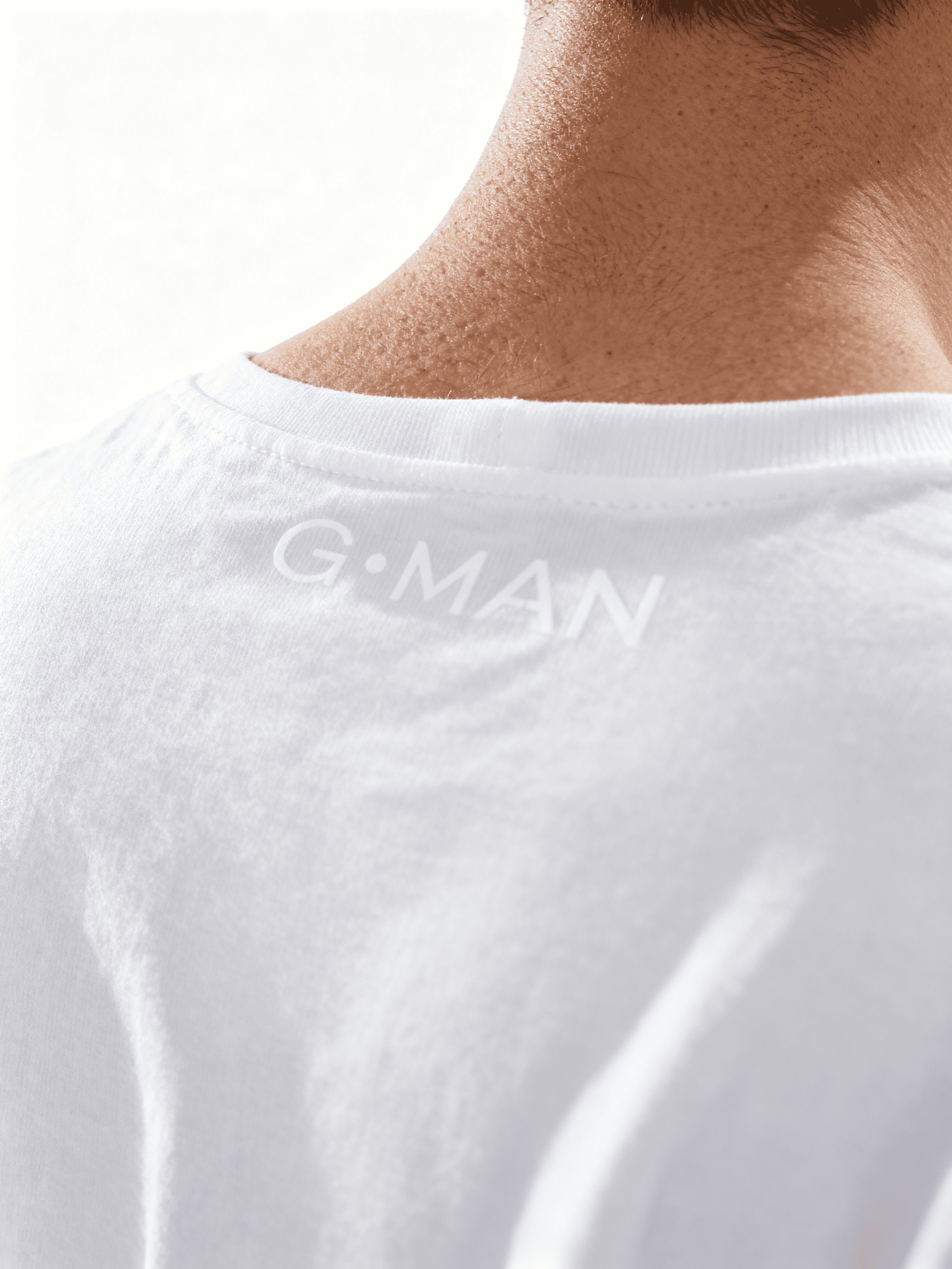 Baumwolle-T-Shirt G-MAN 4601/010 (white)
