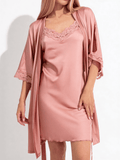 Nachthemd aus Seide HELENA 8011/051 (antique rose)