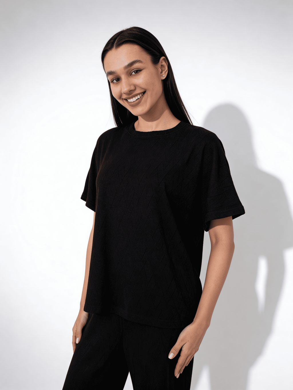 2-Teiliges Set aus Viskosemischung LIGHT ESSENCE 5122/250 (black)