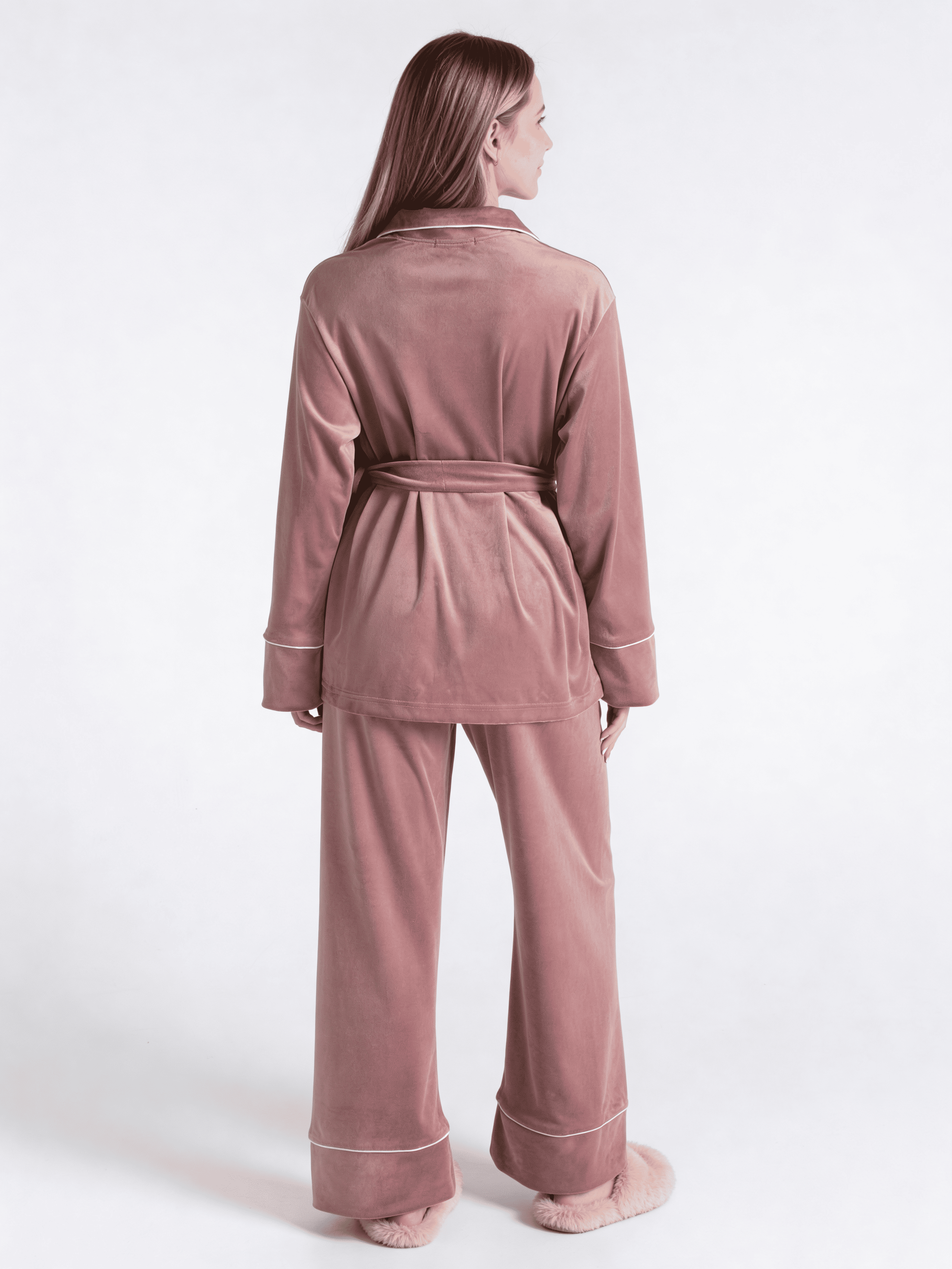 Velours-Set SOFT WINTER 5509/080 (dusty rose)