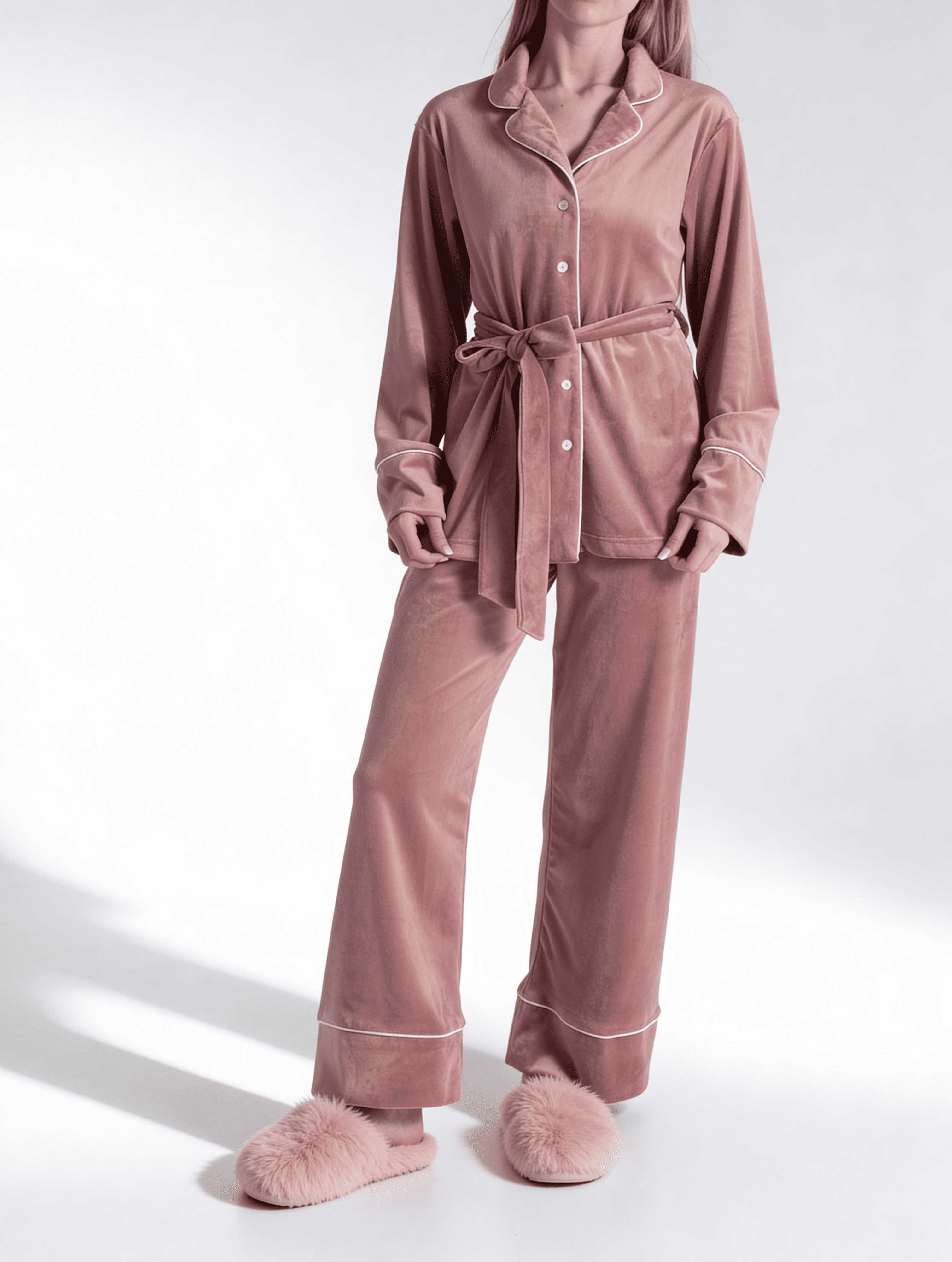 Velours-Set SOFT WINTER 5509/080 (dusty rose)
