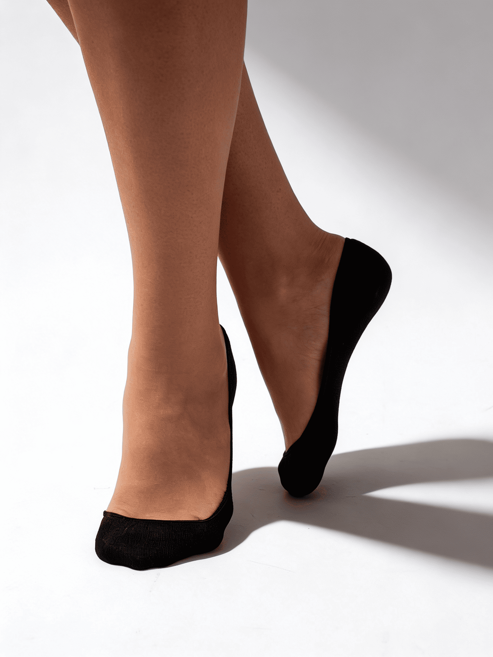 Unsichtbare Füßlinge WF1 BALLERINA COMFORT [WFP/SkR-cl] (black)
