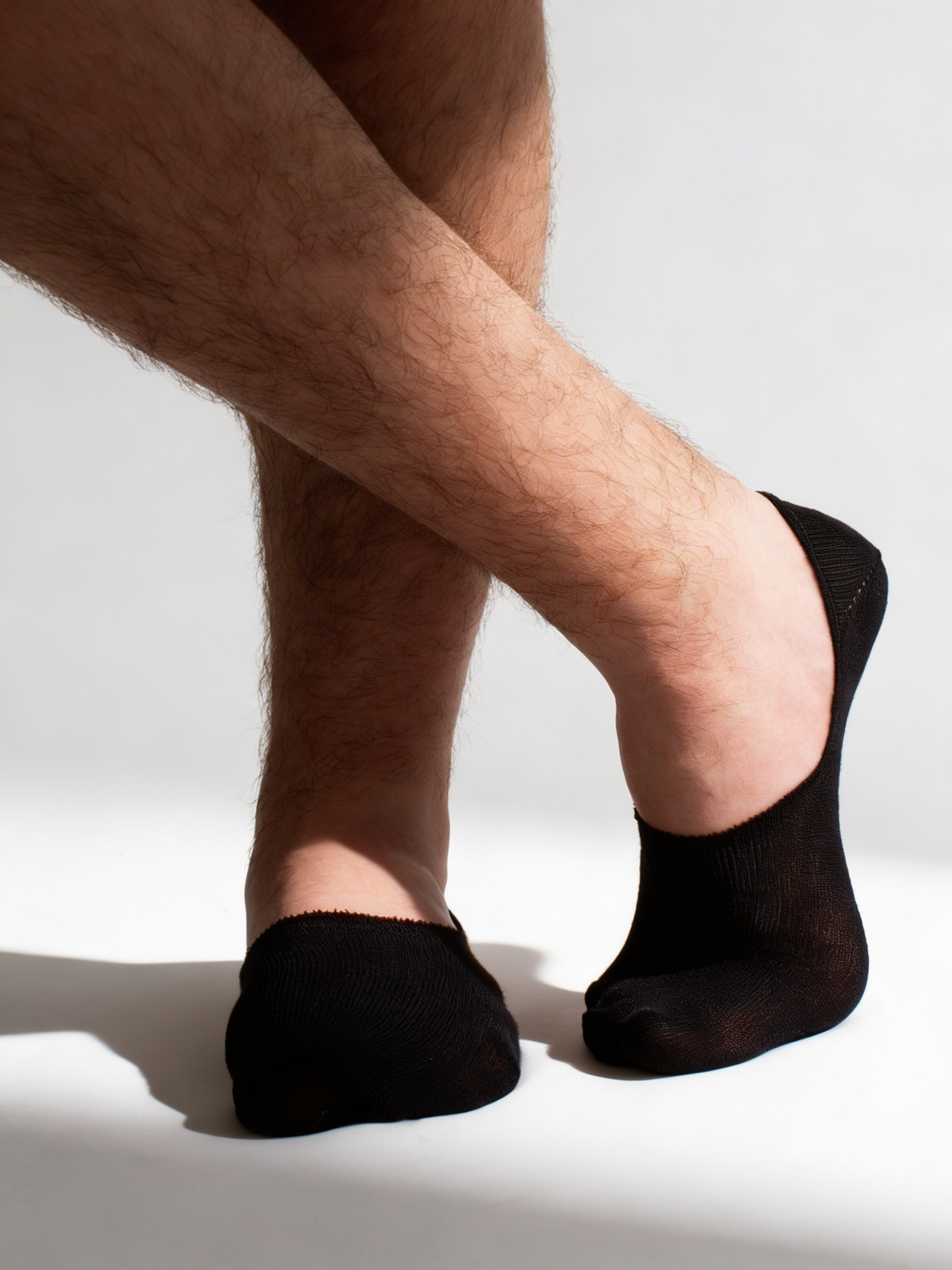 Herren Füßlinge aus Baumwolle MF1 CLASSIC (black)