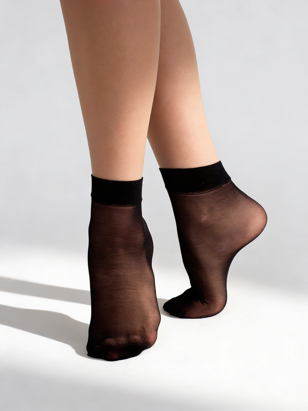 Damen-Mikrofasersocken (2 Paar) EASY 40 "Top Comfort" (2 pary) (nero)