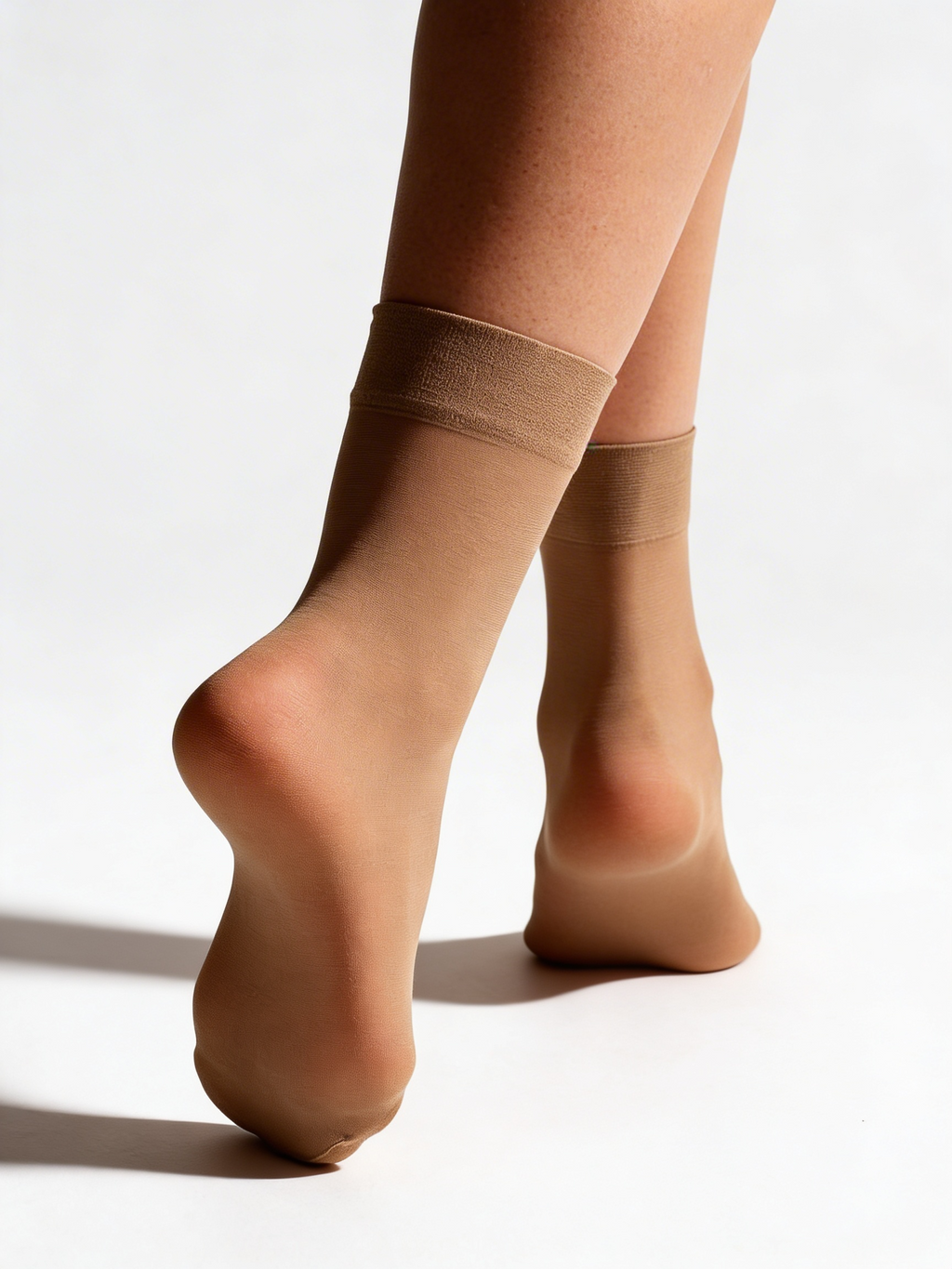 Damen-Mikrofasersocken (2 Paar) EASY 40 "Top Comfort" (2 pary) (caramel)