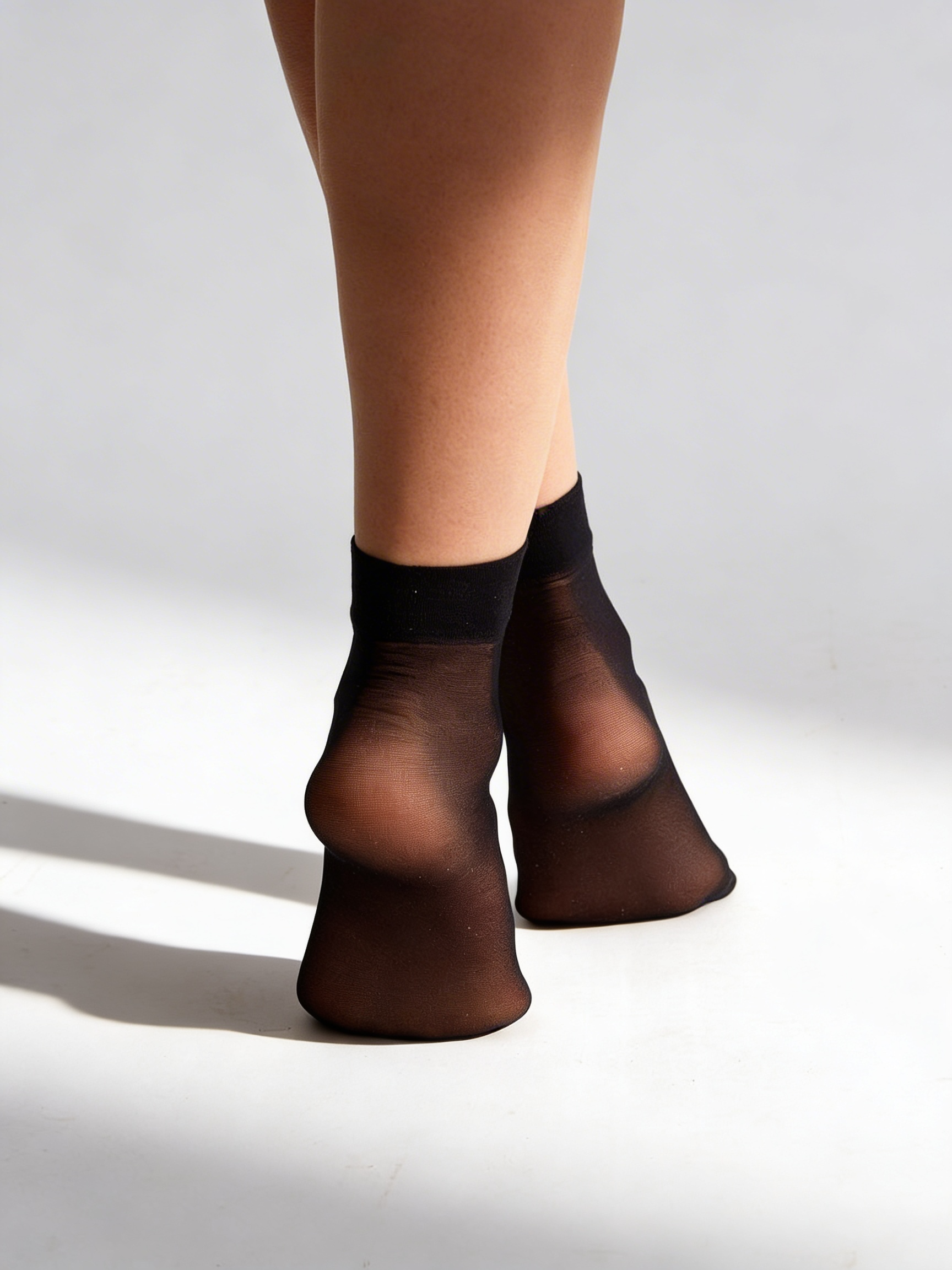 Mikrofaser-Damensocken (2 Paar) EASY 20 "Top Comfort" (2 pary) (nero)