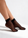 Klassische Damensocken, 2er-Pack EASY 15 CALZINO (2 pary) (nero)