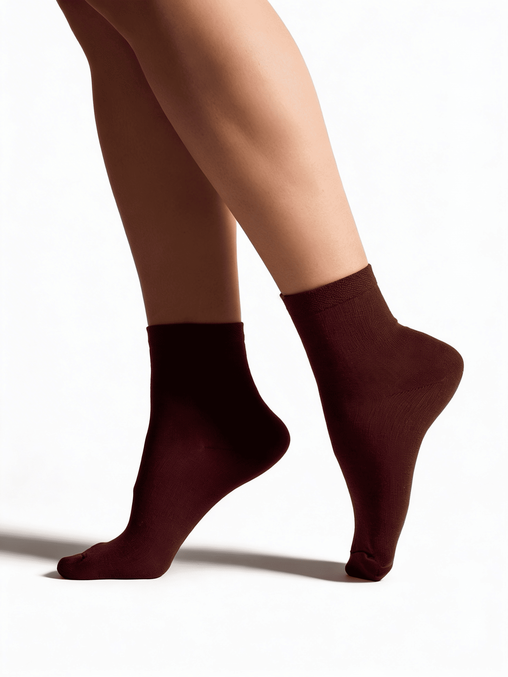 2 Pack Hohe socken aus Baumwolle WS3 CLASSIC (pak kh2) (marsala/iron)