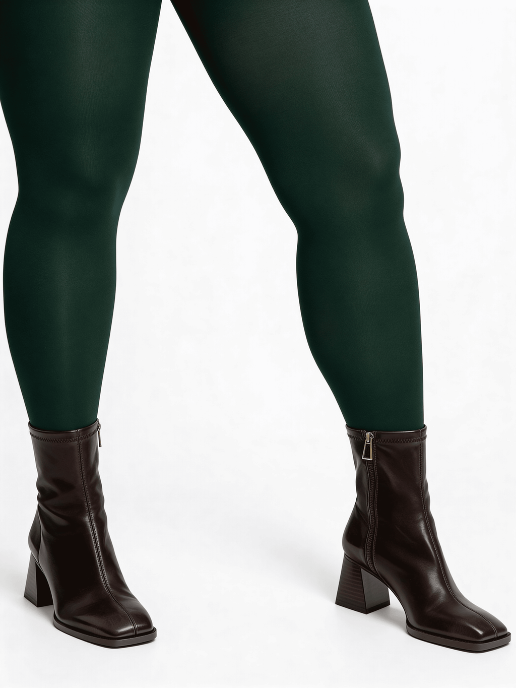 Klassische Plus-Size-Strumpfhosen POSITIVE MICRO 70 (deep green)